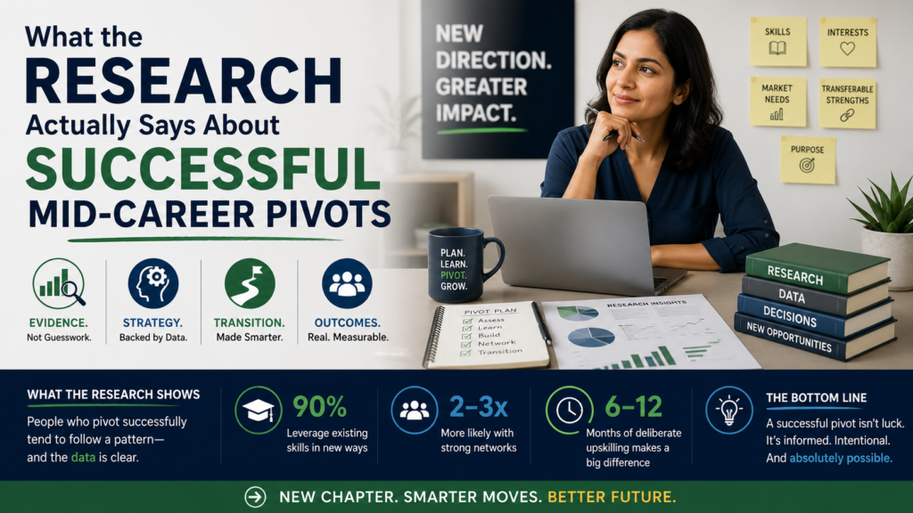 What the Research Actually Says About Successful Mid-Career Pivots