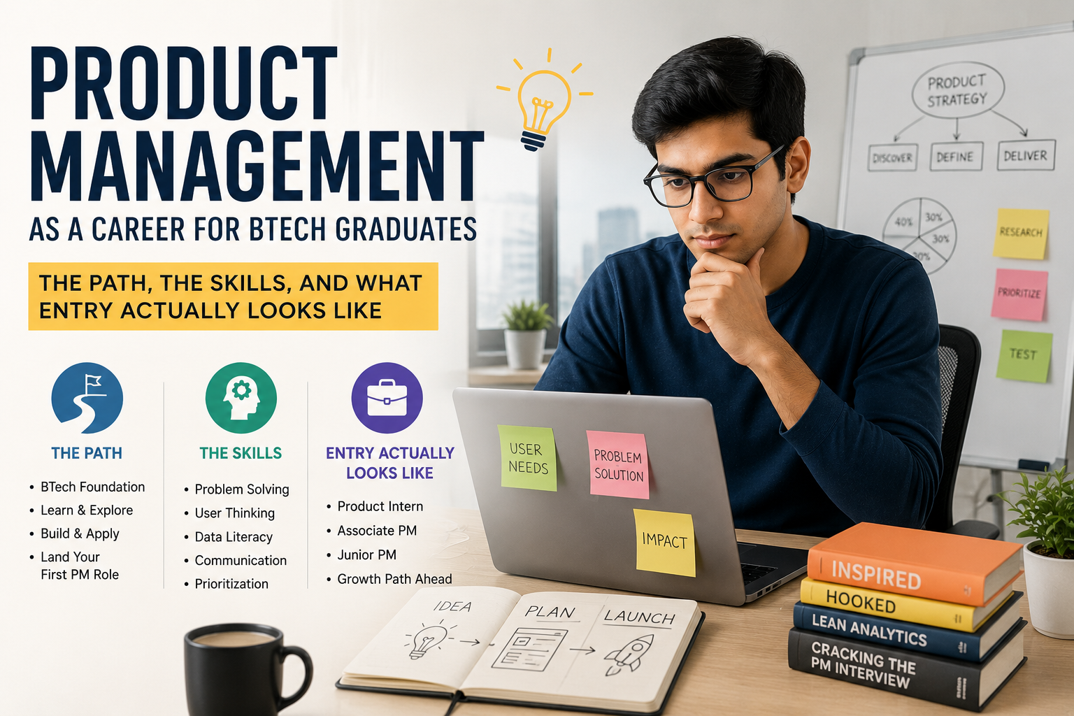 Product Management as a Career for BTech Graduates - The Path, the Skills, and What Entry Actually Looks Like