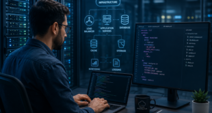 DevOps engineer working with cloud infrastructure and automation